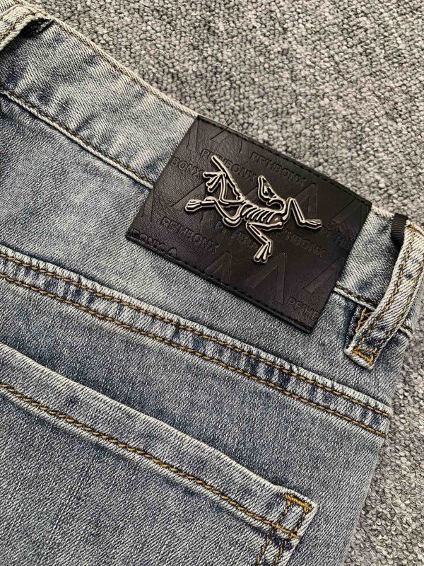 ARCTERYX Archeopteryx 2023ss spring and summer new high-end men's jeans, super customized style, mold opening custom hardware leather tag - Image 13