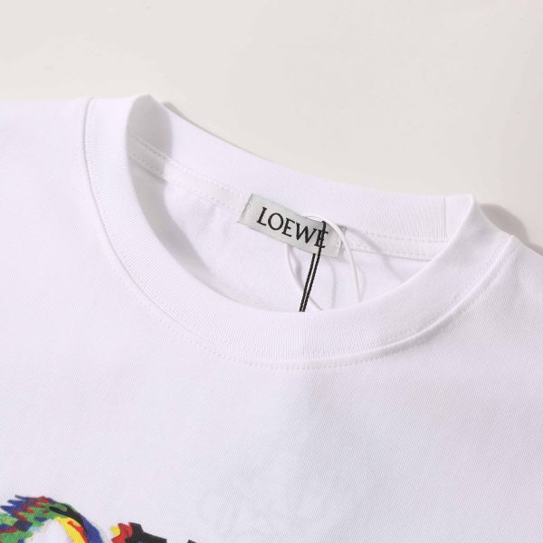 High-quality LOEWE23 new style, high-quality ?Heavy double yarn 280g32 counts, smooth cotton washable feel, front and rear high-end embroidery printing - Image 5