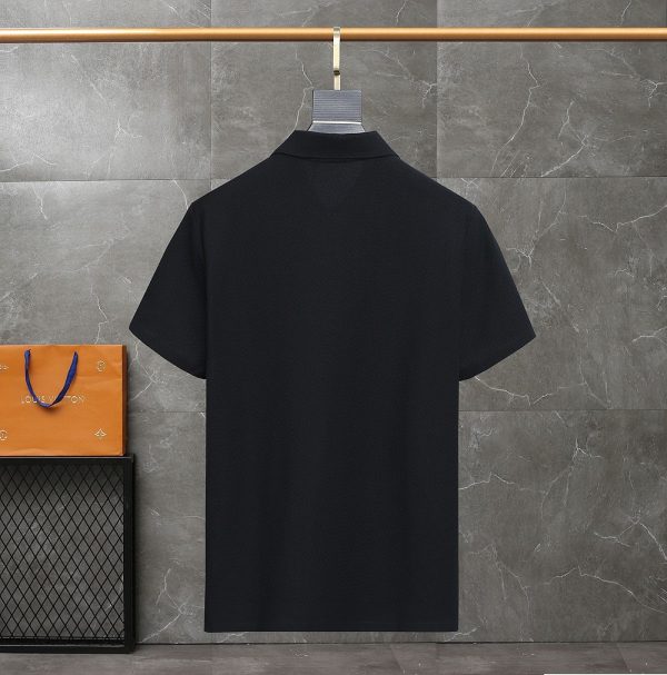 LOEWE [small embroidery] 2023 summer men's new lapel short-sleeved POLO shirt - Image 4