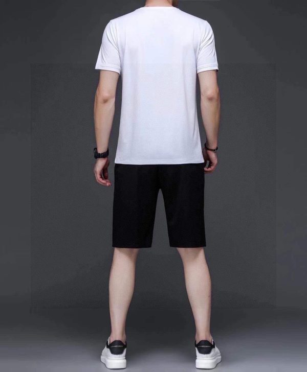 ? Brand [LOEWE] 2023 new men's short-sleeved shorts suit - Image 8