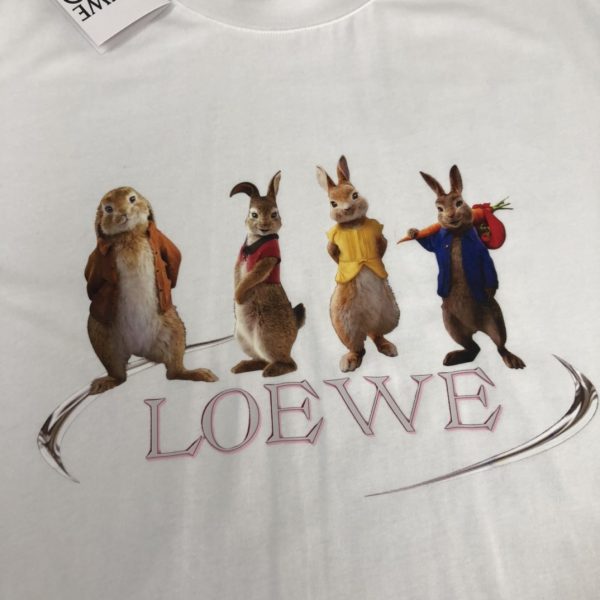 LOEWE 2023 new listing counter series cotton T-shirt - Image 4