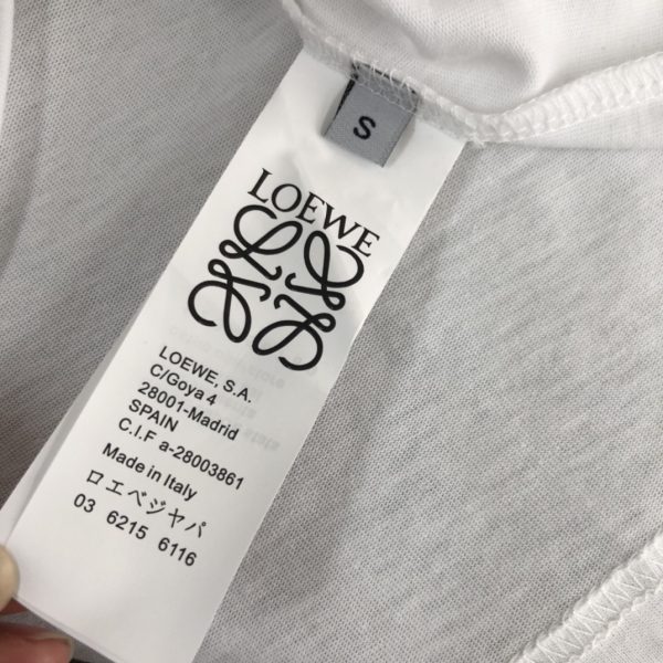 LOEWE 2023 new listing counter series cotton T-shirt - Image 7