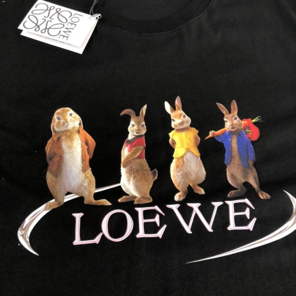 LOEWE 2023 new launch counter series cotton T-shirt! new design inspiration - Image 5