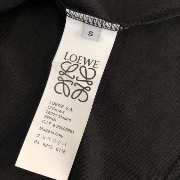 LOEWE 2023 new launch counter series cotton T-shirt! new design inspiration - Image 8