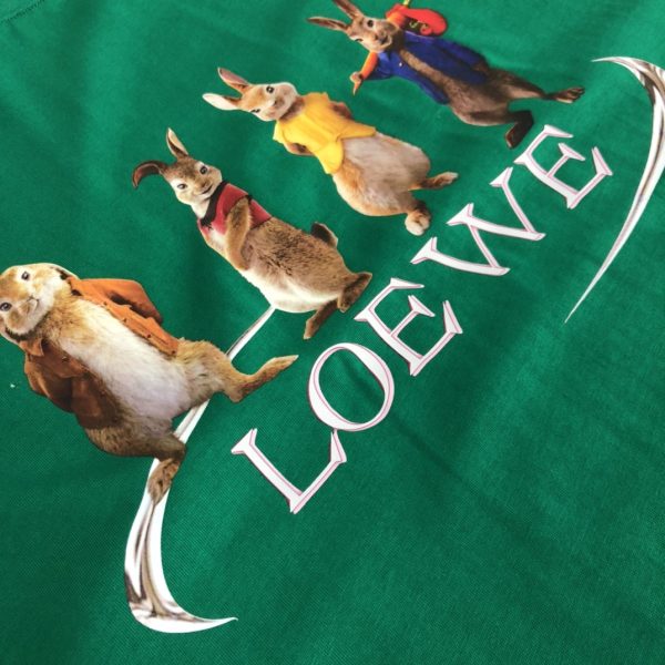 LOEWE 2023 new launch counter series cotton T-shirt! new design inspiration - Image 5