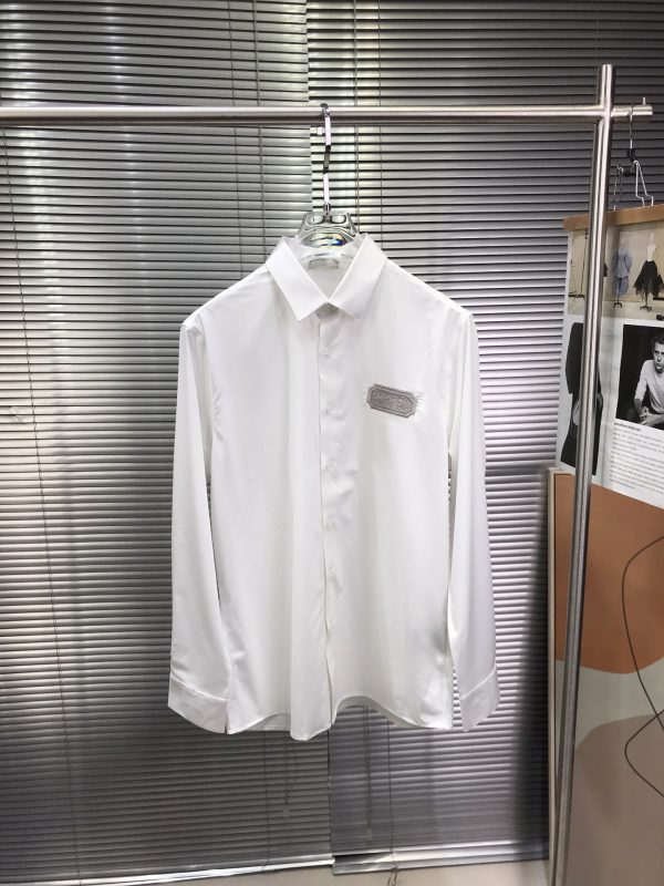 Dior 23 men's shirt, business casual slim fit long-sleeved shirt! A must-have for all men, for business or leisure! Limited new style - Image 4