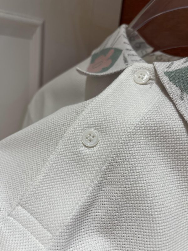 Dior Duncan Grant & Charleston Polo shirt with flower jacquard collar and logo! Simultaneous sale on the official website - Image 6
