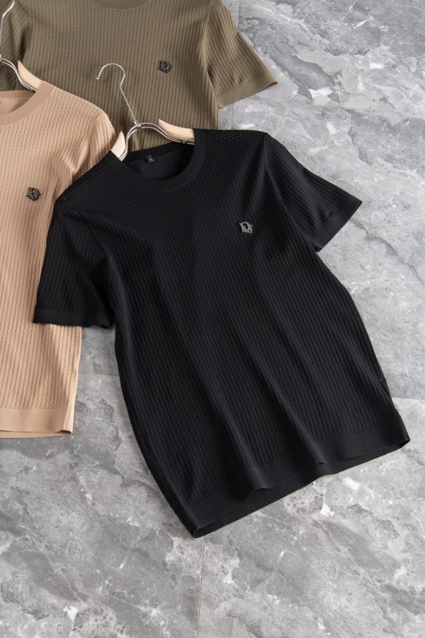 The texture of Dior impresses you! The summer icy yarn crew neck shirt that has been praised and repurchased by countless old customers - Image 4
