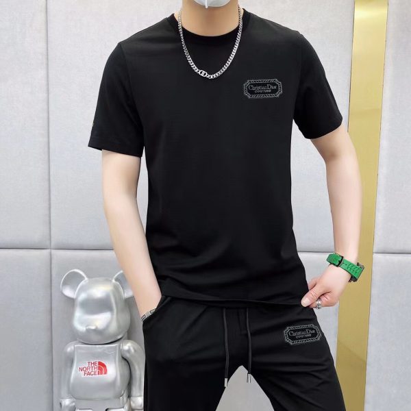 [DIOR] (Fat Gospel) 2023 official website with the same style. World famous luxury brand. Summer men (double mercerized) high quality - Image 5