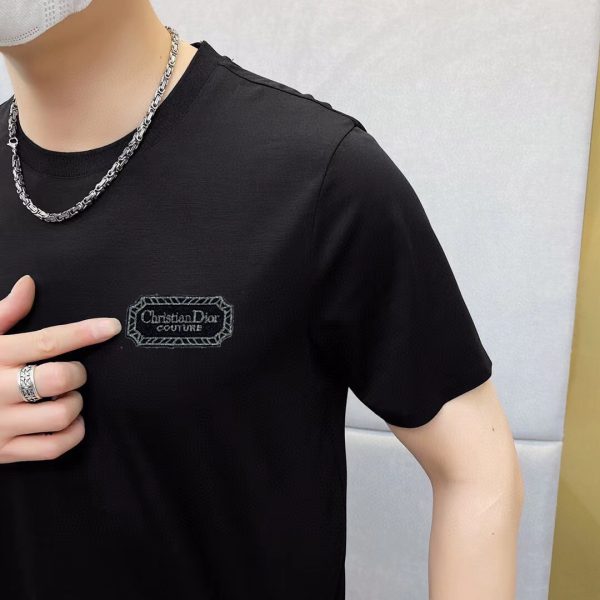 [DIOR] (Fat Gospel) 2023 official website with the same style. World famous luxury brand. Summer men (double mercerized) high quality - Image 7