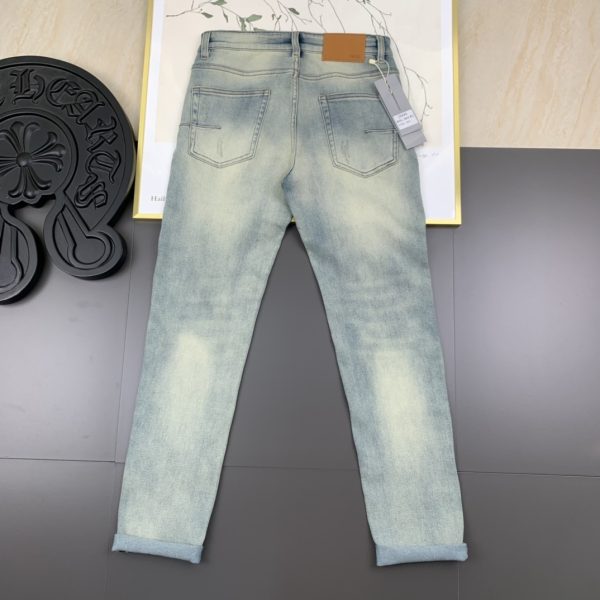 Dior 2023 spring and summer new denim products, high-quality original orders, heavy industry washed jeans, imported original washed elastic fabrics - Image 4