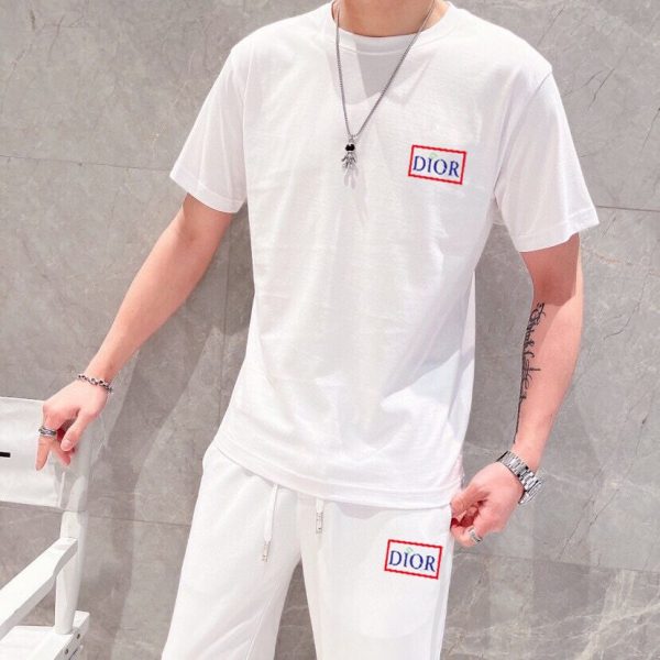[DIOR] (Fat Gospel) 2023 official website with the same style. World famous luxury brand. Summer men (double mercerized) high quality - Image 8