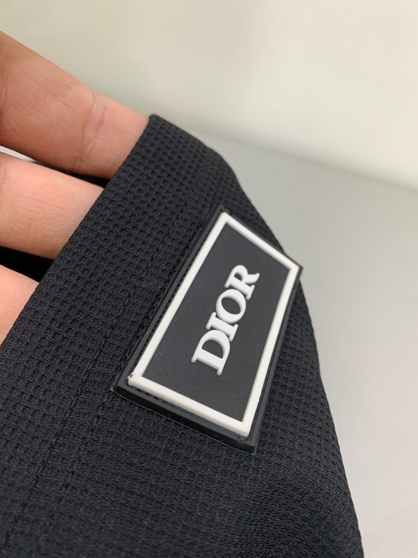 Brand [DIOR] men's casual pants 2023SS spring and summer new style, perfect hemming inside, customized original hardware, heavy embroidery craft pattern Logo - Image 10