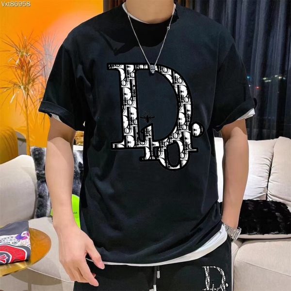 [DIOR] (Fat Gospel) 2023 official website with the same style. World famous luxury brand. Summer men (double mercerized) high quality - Image 6