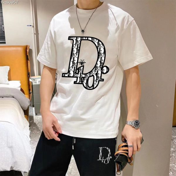 [DIOR] (Fat Gospel) 2023 official website with the same style. World famous luxury brand. Summer men (double mercerized) high quality - Image 7