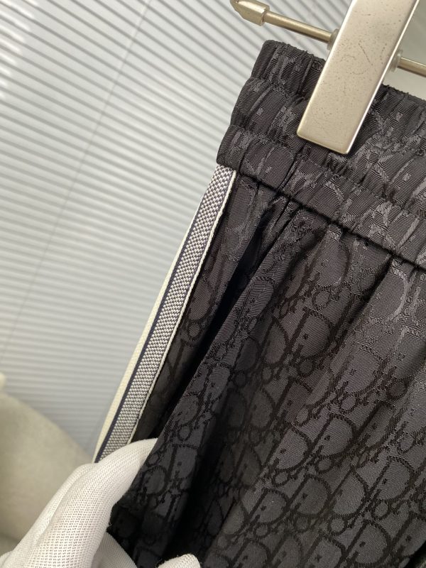 Dior 2023 autumn and winter new men's casual pants, high-end custom pure cotton breathable fabric, breathable micro-elasticity and extremely comfortable - Image 5