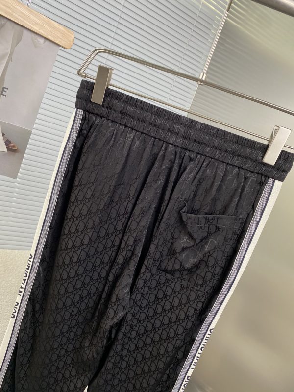 Dior 2023 autumn and winter new men's casual pants, high-end custom pure cotton breathable fabric, breathable micro-elasticity and extremely comfortable - Image 8