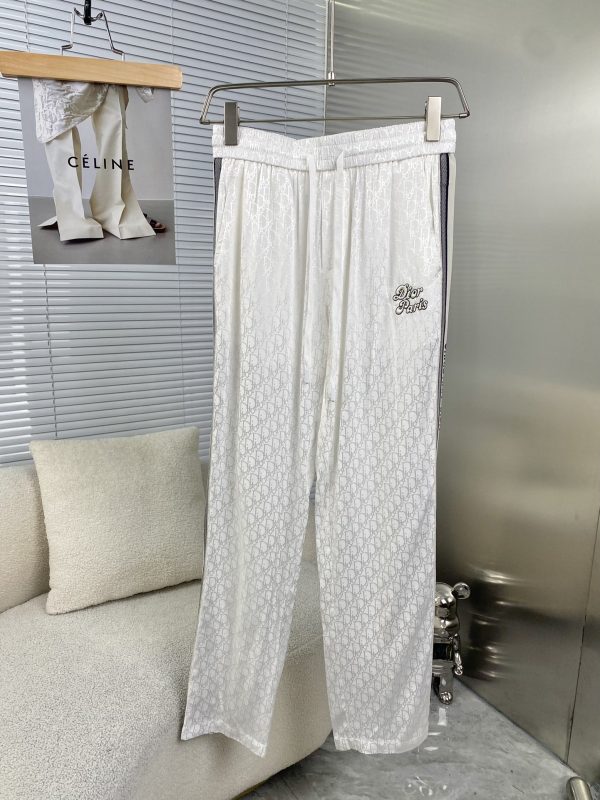 Dior 2023 autumn and winter new men's casual pants, high-end custom pure cotton breathable fabric, breathable micro-elasticity and extremely comfortable - Image 10