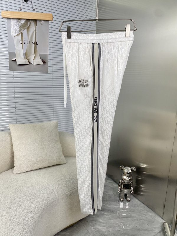 Dior 2023 autumn and winter new men's casual pants, high-end custom pure cotton breathable fabric, breathable micro-elasticity and extremely comfortable - Image 12