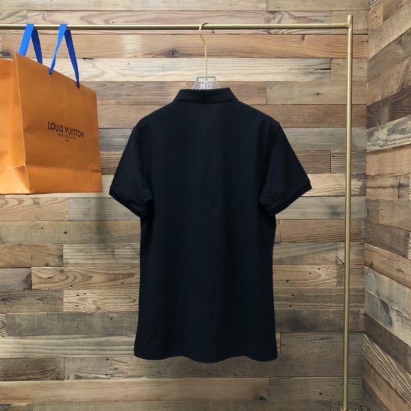 [DIOR] 2023 spring and summer new lapel POLO shirt Men's embroidered short-sleeved T-shirt! Customized high-end piqué fabric, comfortable and breathable, not easy to deform - Image 6