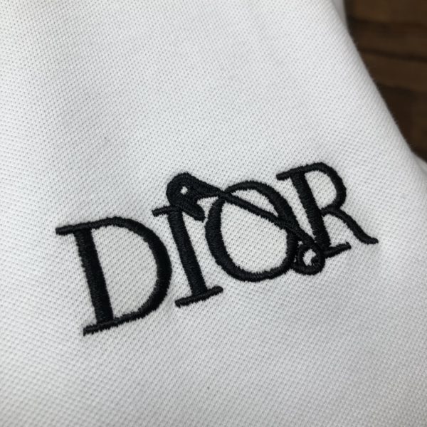 [DIOR] 2023 spring and summer new lapel POLO shirt Men's embroidered short-sleeved T-shirt! Customized high-end piqué fabric, comfortable and breathable, not easy to deform - Image 10