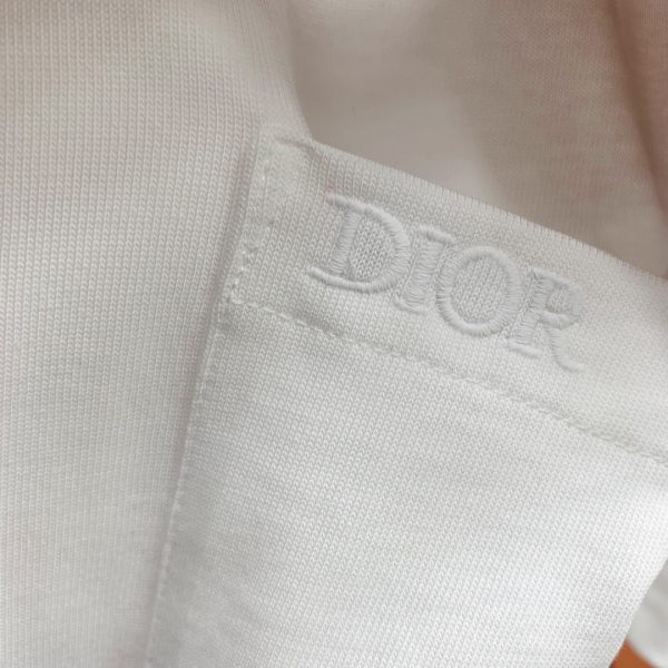 Dior 2023ss spring and summer boutique short-sleeved T-shirt high-end quality custom top long-staple cotton fabric - Image 6