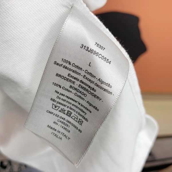 Dior 2023ss spring and summer boutique short-sleeved T-shirt high-end quality custom top long-staple cotton fabric - Image 9