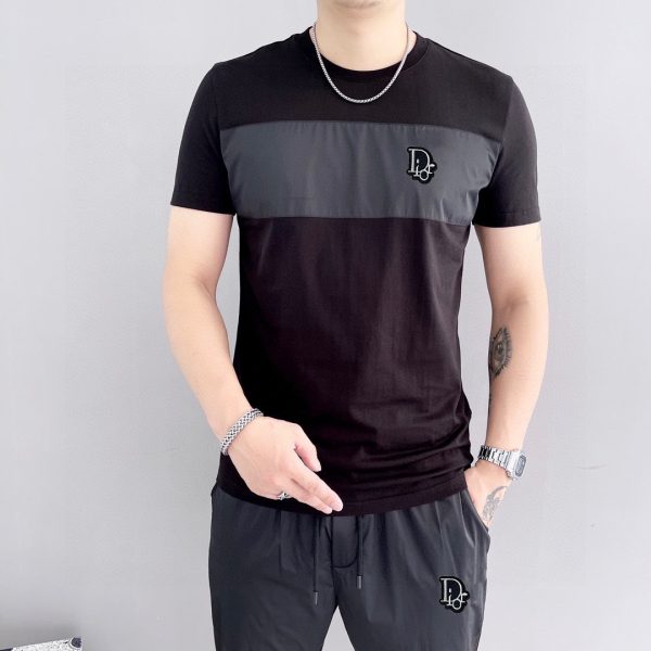 [DIOR] 2023 official website with the same style. World-renowned luxury brand. Summer men's short-sleeved suit, high quality - Image 9