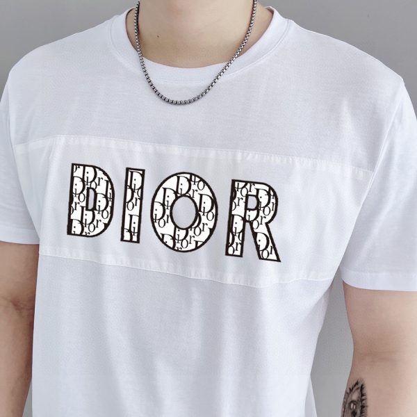 [DIOR] 2023 official website with the same style. World-renowned luxury brand. Summer men's short-sleeved suit, high-quality original order? goods suit uses imported original fabric - Image 9