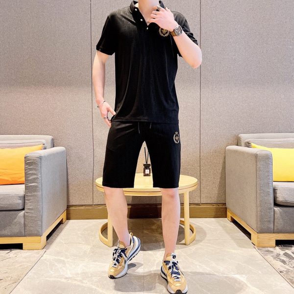 [DIOR] (Fat Gospel) 2023 official website with the same style. World-renowned luxury brand. Summer men's mercerized high-quality ? cargo lapel suit