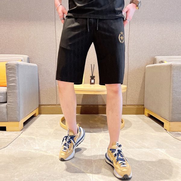 [DIOR] (Fat Gospel) 2023 official website with the same style. World-renowned luxury brand. Summer men's mercerized high-quality ? cargo lapel suit - Image 8
