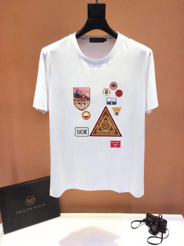 [DIOR] (Fat Gospel) 2023 official website of the same style. World-renowned luxury brand. Summer men's (double mercerized) high-quality ? goods set - Image 7
