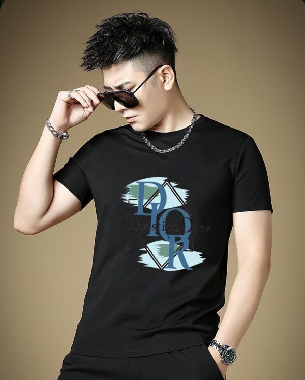 [DIOR] (Fat Gospel) 2023 official website of the same style. World-renowned luxury brand. Summer men's (double mercerized) high-quality ? goods set - Image 7