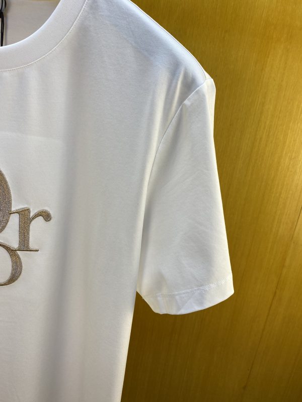 Dior ss new letter Dior by ERL embroidered letter short-sleeved T-shirt, the same as ZG, this T-shirt comes from the DIOR BY ERL exclusive joint series - Image 5