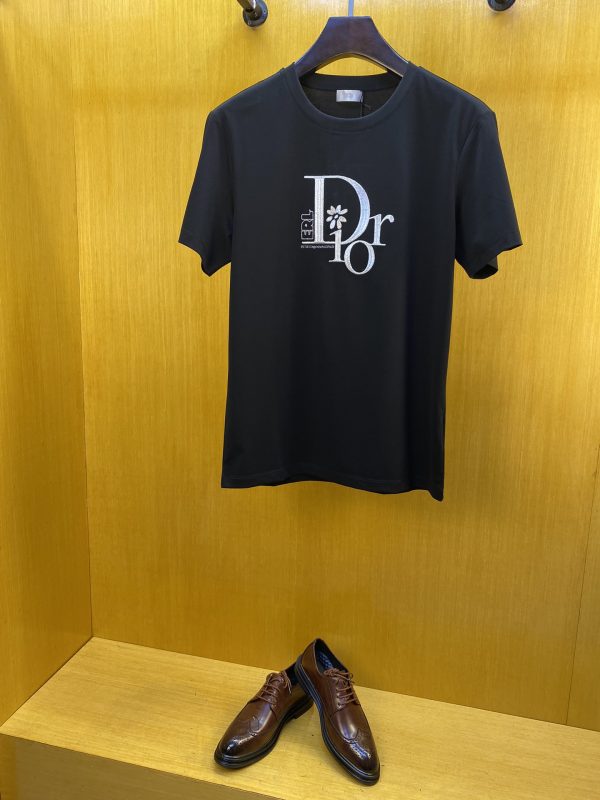 Dior ss new letter Dior by ERL embroidered letter short-sleeved T-shirt, the same as ZG, this T-shirt comes from the DIOR BY ERL exclusive joint series - Image 11