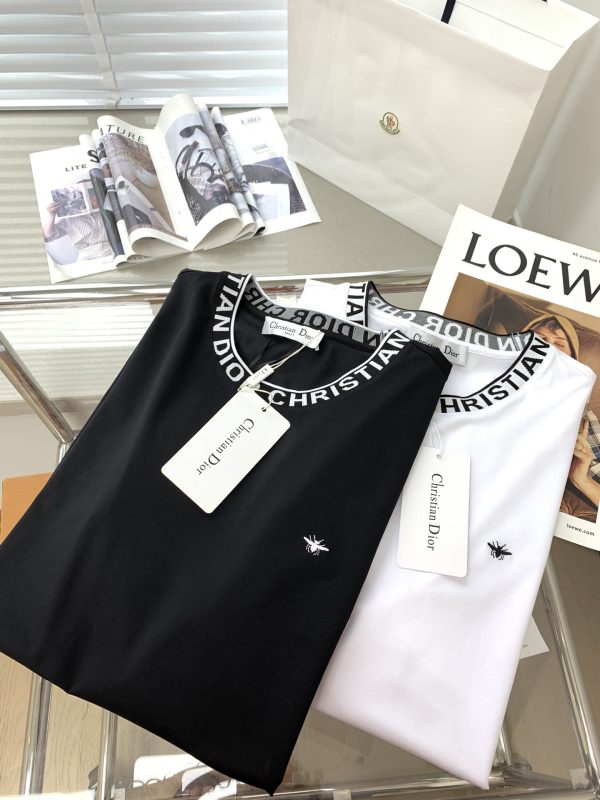 Dior Homme Jieao, 2023 summer new product, available at counters at the same time, original order, simple and fashionable round neck short-sleeved T-shirt, original imported fabric - Image 10