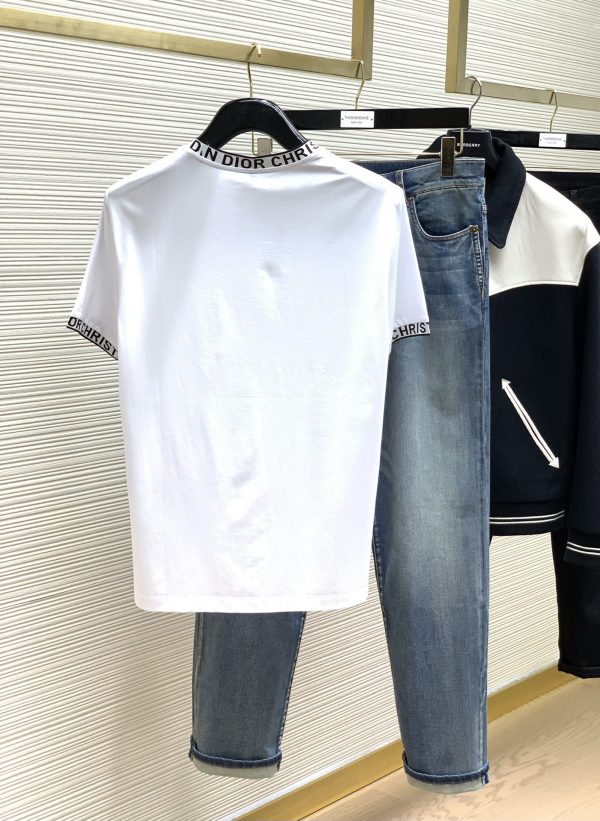 Dior Homme Jieao, 2023 summer new product, available at counters at the same time, original order, simple and fashionable round neck short-sleeved T-shirt, original imported fabric - Image 17