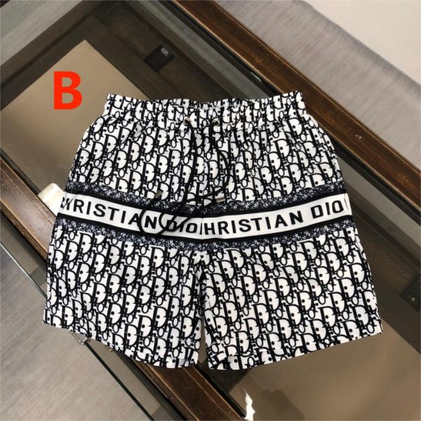 DIOR 2023 latest official website catwalk models lns explosive beach shorts - Image 3