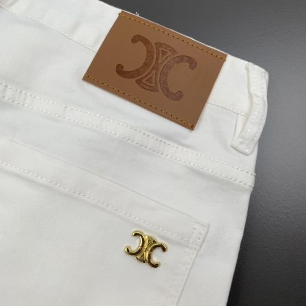 CELINE 2023 spring and summer new men's jeans The fabric has good elasticity. Exclusive sale, official website synchronization, fashion and elegance, heavy craft design - Image 10