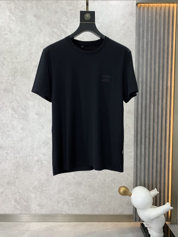 Celine 2023 summer new product ?fashionable round neck and short sleeves ?advanced custom all-match style, counter classic element design, more practical, anyone can easily control it