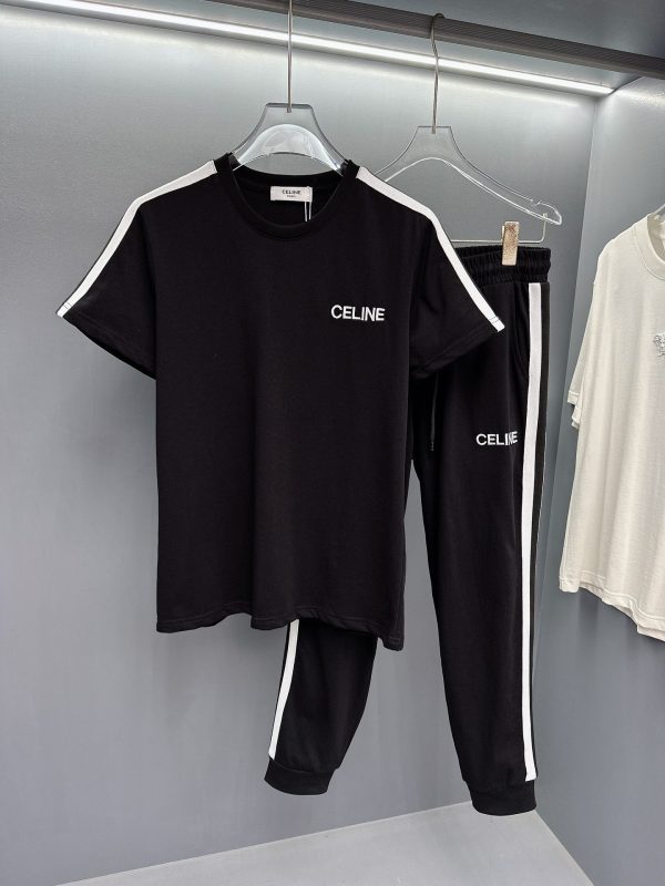 Brand [CELINE] The latest summer style of 2023, available at counters at the same time, the original order is ruthless, fashionable and casual suits