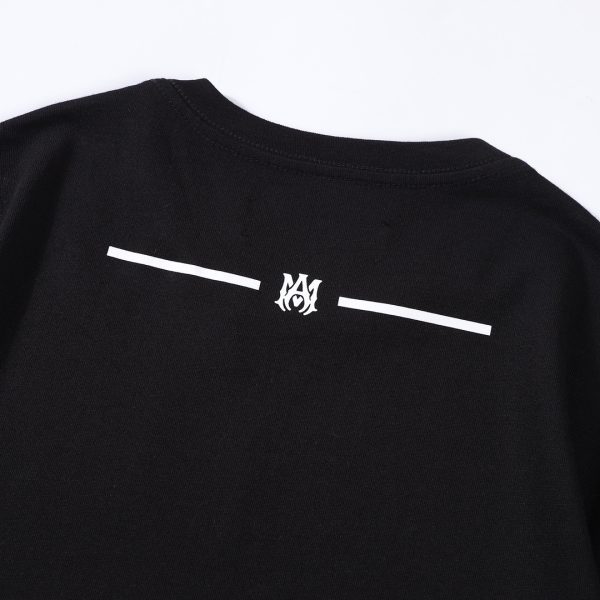 Amiri 23SS new small logo print letter short sleeve Tee - Image 4