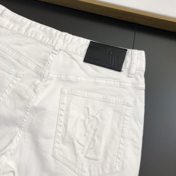YSL23S summer men's denim cropped pants....100% cotton denim - Image 3