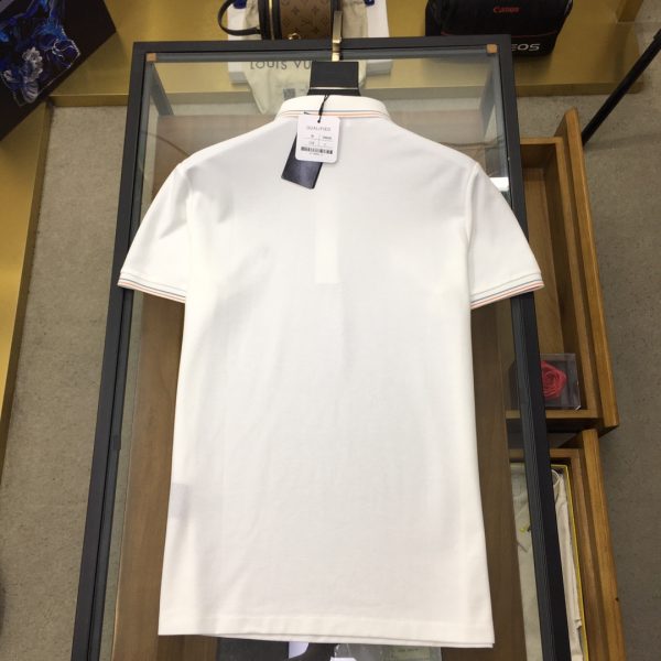"YsL" ?2023 spring and summer counter fashion short-sleeved mercerized pearl cotton polo polo shirt - Image 9