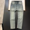 YSL Saint Laurent 2023 spring and summer men's straight jeans