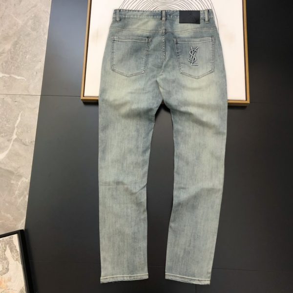 YSL Saint Laurent 2023 spring and summer men's straight jeans - Image 10