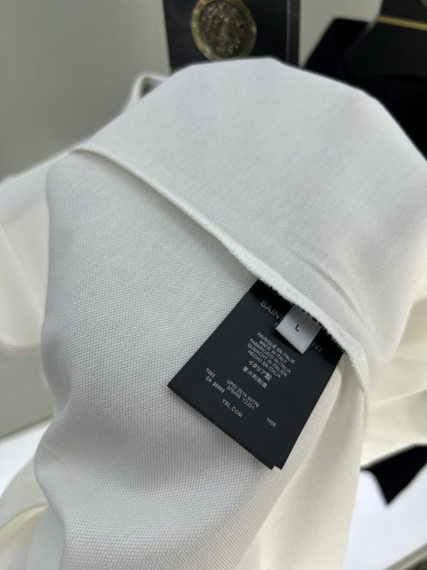 [YSL Saint Laurent] (Fat Man Gospel) 2023 official website with the same style. World-renowned luxury brand. Summer men's (double mercerized) high-quality ? suits are made of imported original fabrics, fashionable in the season, versatile and popular. Simple and elegant, precise lathe, let you walk in the peak of fashion. Size: M-5XL - Image 7