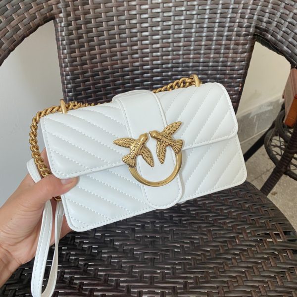 Swallow Bag 2022 New Sheepskin Underarm Bag Shoulder Bag Messenger Women'S Bag Bacchus Chain Bag White
