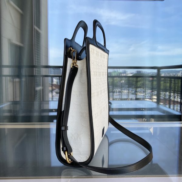 Pinko 2022 Spring And Summer New Fabric Printing Casual Handbag Tote Bag Bird Bag 1P22MVY7V3 - Image 5
