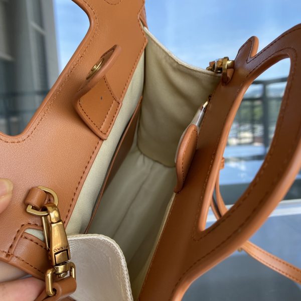 Pinko 2022 Spring And Summer New Fabric Printing Casual Handbag Tote Bag Bird Bag 1P22MVY7V3 B - Image 9